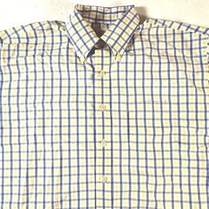 Brooks Brothers Button Down Shirt Men's XL Non Iron Gingham Traditional‎ Fit